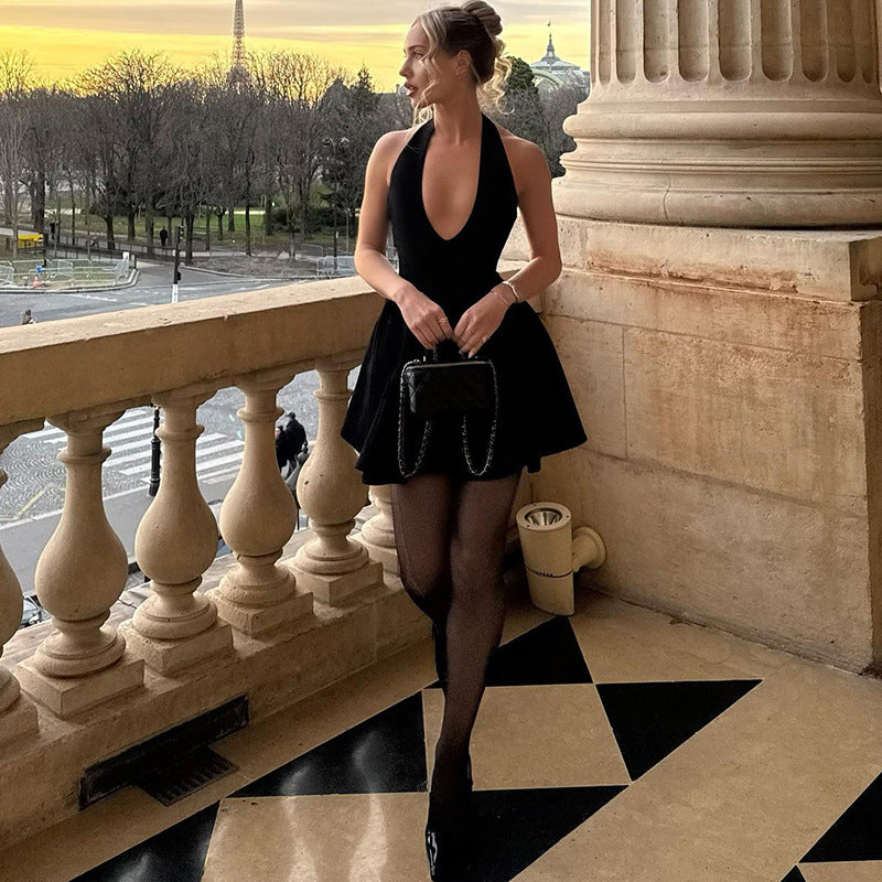 Laos Little Black Dress - Black