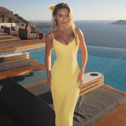 Watts Maxi Dress - Yellow