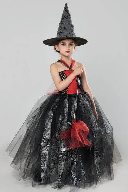 Spider Witch Tutu Kid Halloween Costume