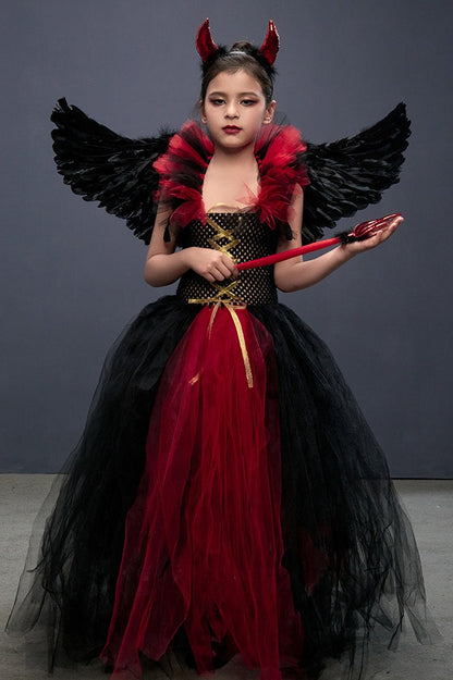 Vampire Devil Dress Kid Halloween Costume