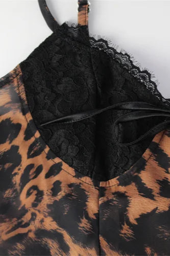 Leopard Cami Bodycon Mini Dress