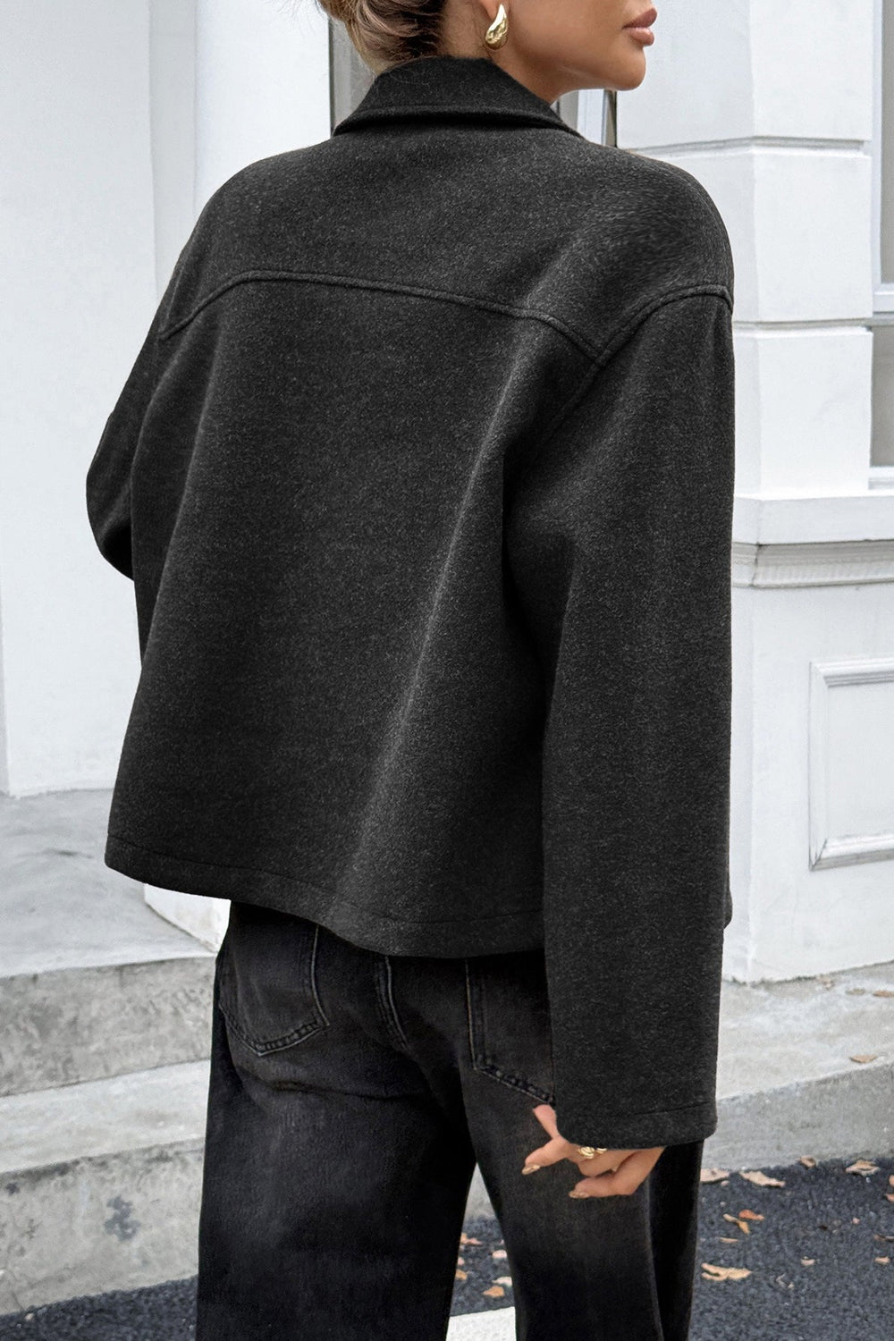 Elegant Long Sleeve Versatile Jacket