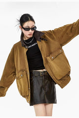 Relaxed Fit Workwear Pocket Jacket