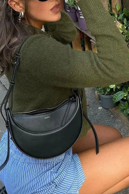 Cropped Knit Button Cardigan