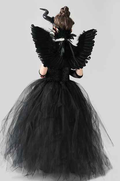 Evil Queen Gown Kid Halloween Costume