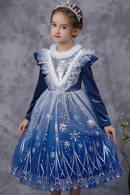 Ice Princess Dress Kid Halloween