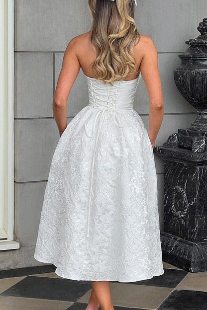 Strapless Elegant Party Dress