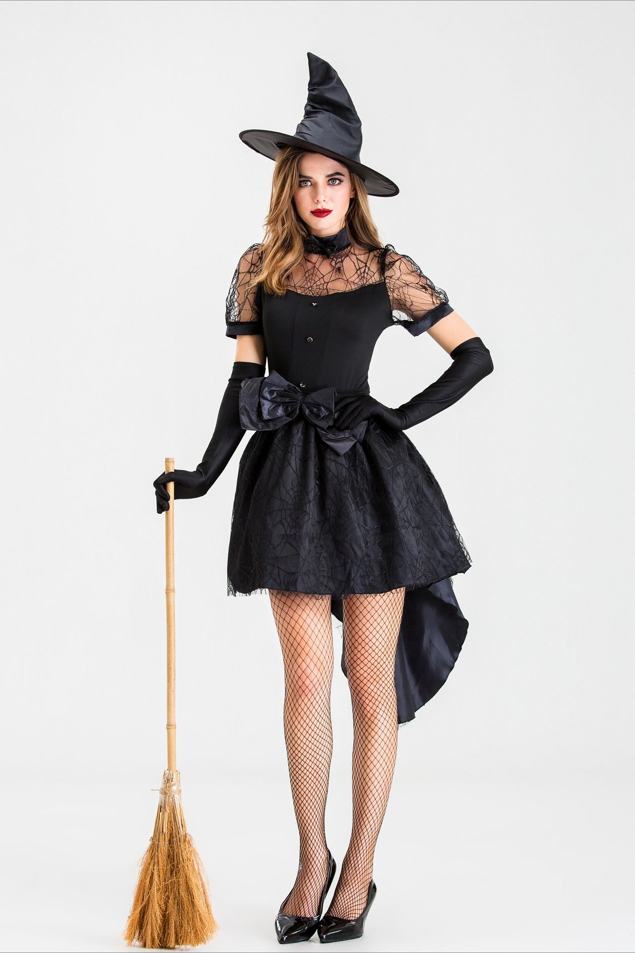 Black Witch Tailcoat Halloween Costume