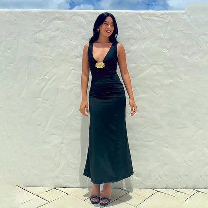 Verona Midi Dress - Black