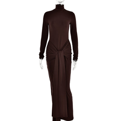 Roma Maxi Dress- Brown