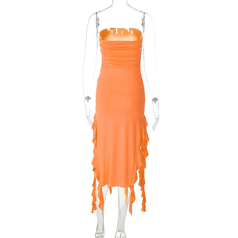 Aliza Mini Dress - Orange
