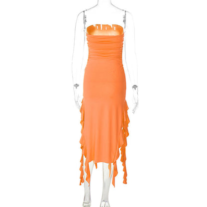 Aliza Mini Dress - Orange