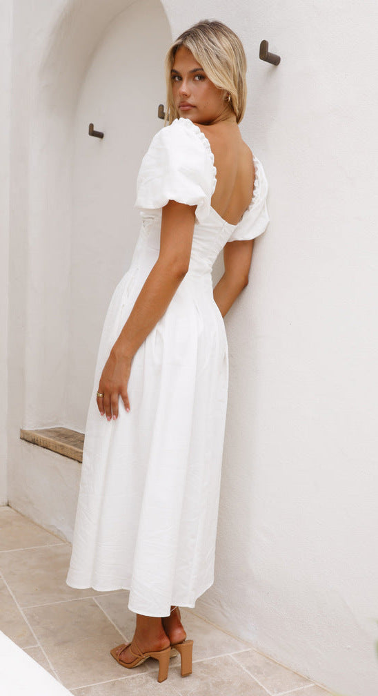 Algar Dress - White