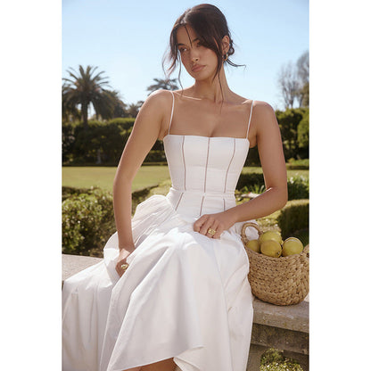 Queenstown Midi Dress - White