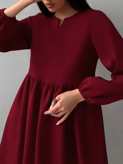 Sansa Dress - Maroon