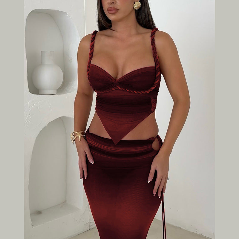 Taishan Co-Ord - Red