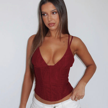 Warsaw Top - Maroon