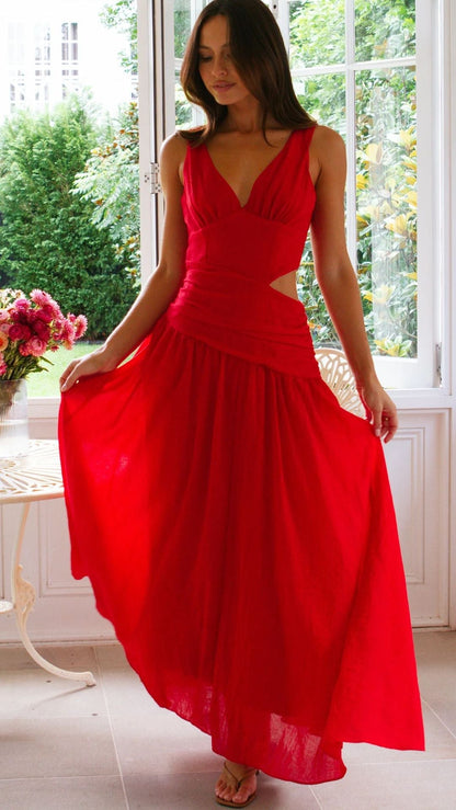 Cherry Dream Dress - Red
