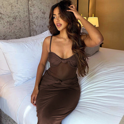 Flawless Maxi Dress - Brown