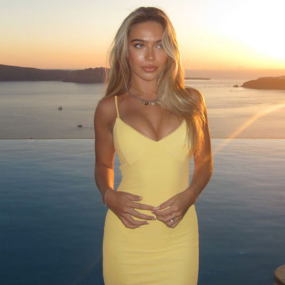 Watts Maxi Dress - Yellow