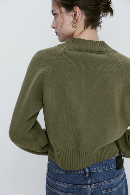 Women’s Wool Blend Slim fit V neck Cardigan