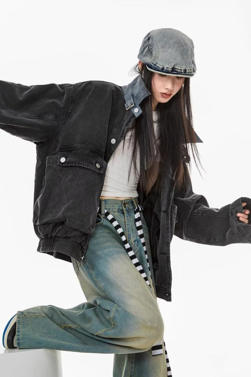 Relaxed Fit Workwear Pocket Jacket