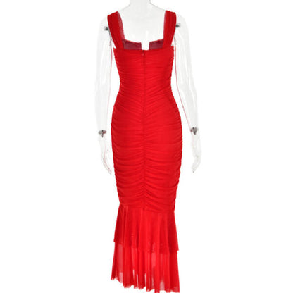 Kayla Maxi Dress - Red