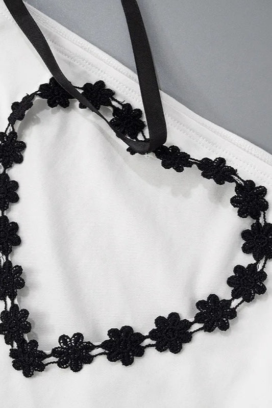 Heart Cutout Gothic T-Shirt