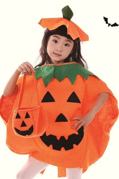 Pumpkin Cosplay Set Kid Halloween