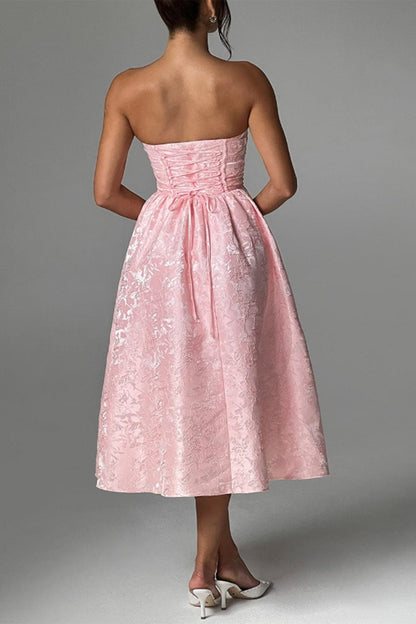 Strapless Elegant Party Dress
