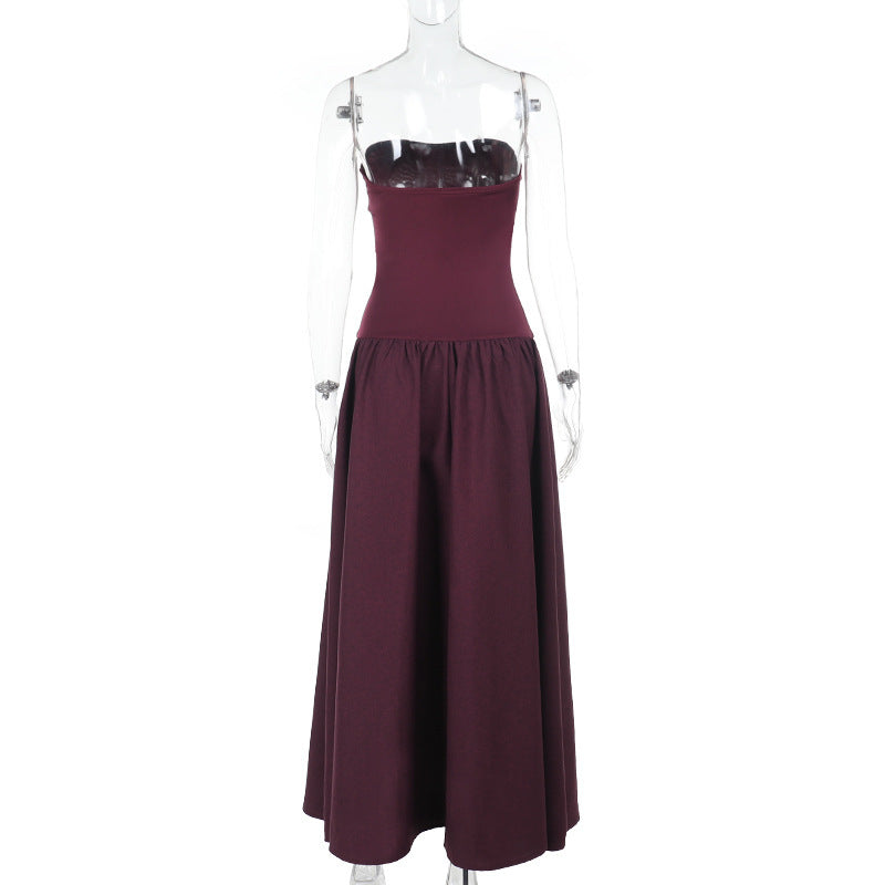 Zoey Maxi Dress - Maroon