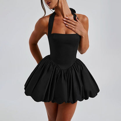 Vettori Mini Dress-Black