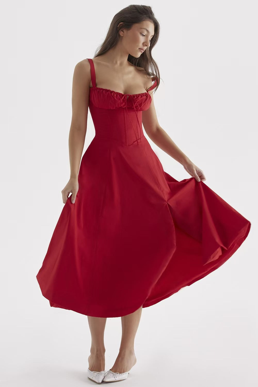 Marcello Maxi Dress - Red