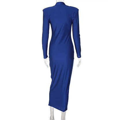 Helena Midi Dress - Blue