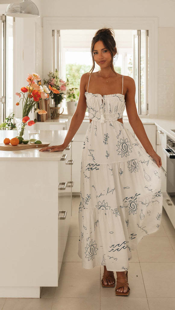 Murphy Maxi Dress - White