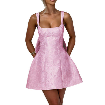 Moriyon Mini Dress-Pink