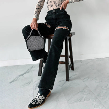 Denim Dazzle Jeans - Black