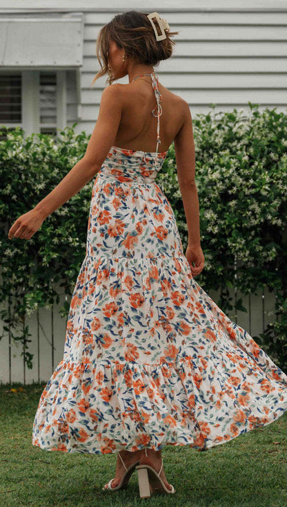 River Maxi Dress - Orange