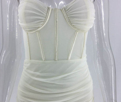 Cupid's Dream Mini Dress - Off White