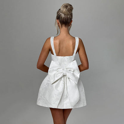 Moriyon Mini Dress-White