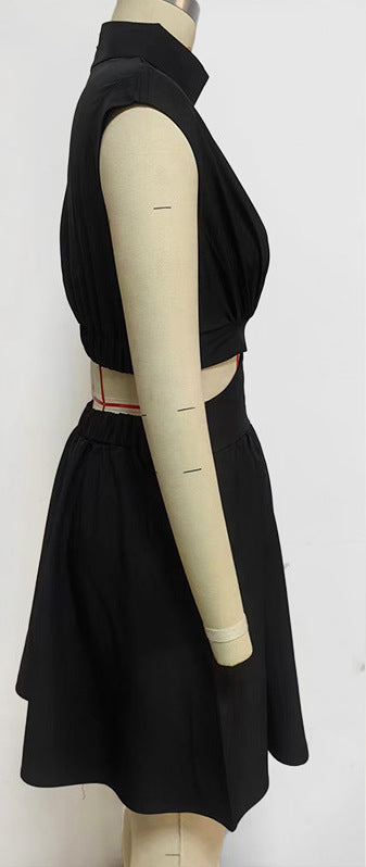 Glorina Mini Dress - Black