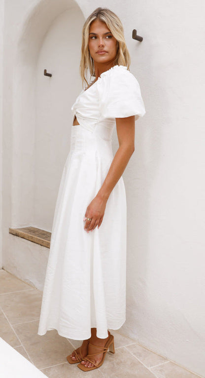 Algar Dress - White