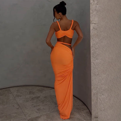 Makoko Co-Ord set - Orange