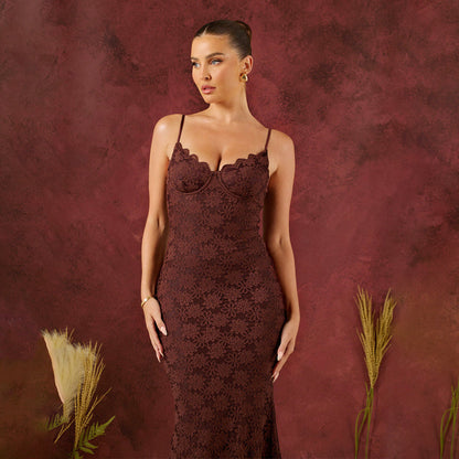 Kreacher Maxi Dress - Brown