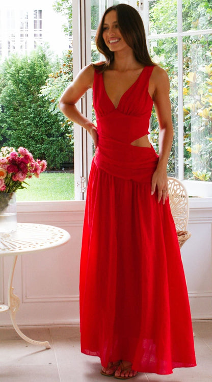 Cherry Dream Dress - Red