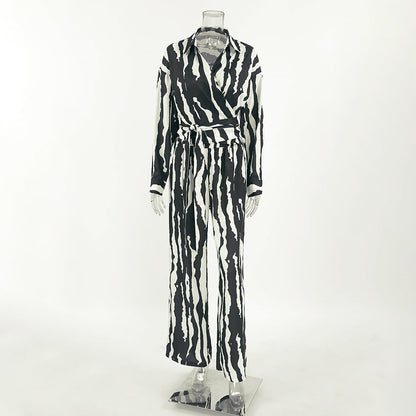 Bold Stripe Coord -  Black