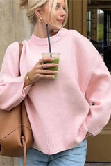 Oversized Long Sleeve Pullover Sweater