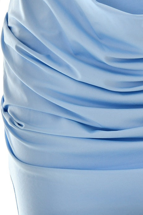 Strapless Ruched Bodycon Mini Party Dress