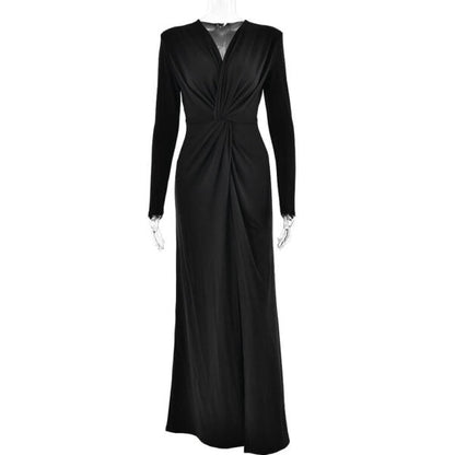 Angelina Maxi Dress - Black