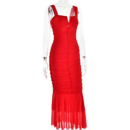 Kayla Maxi Dress - Red